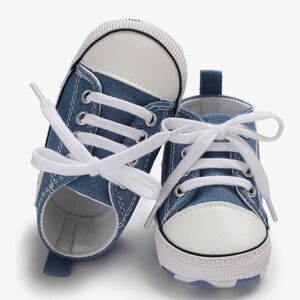 Canvas Baby Sneakers NWOT